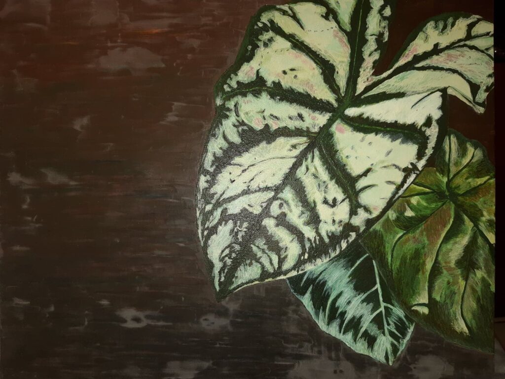 green leaves