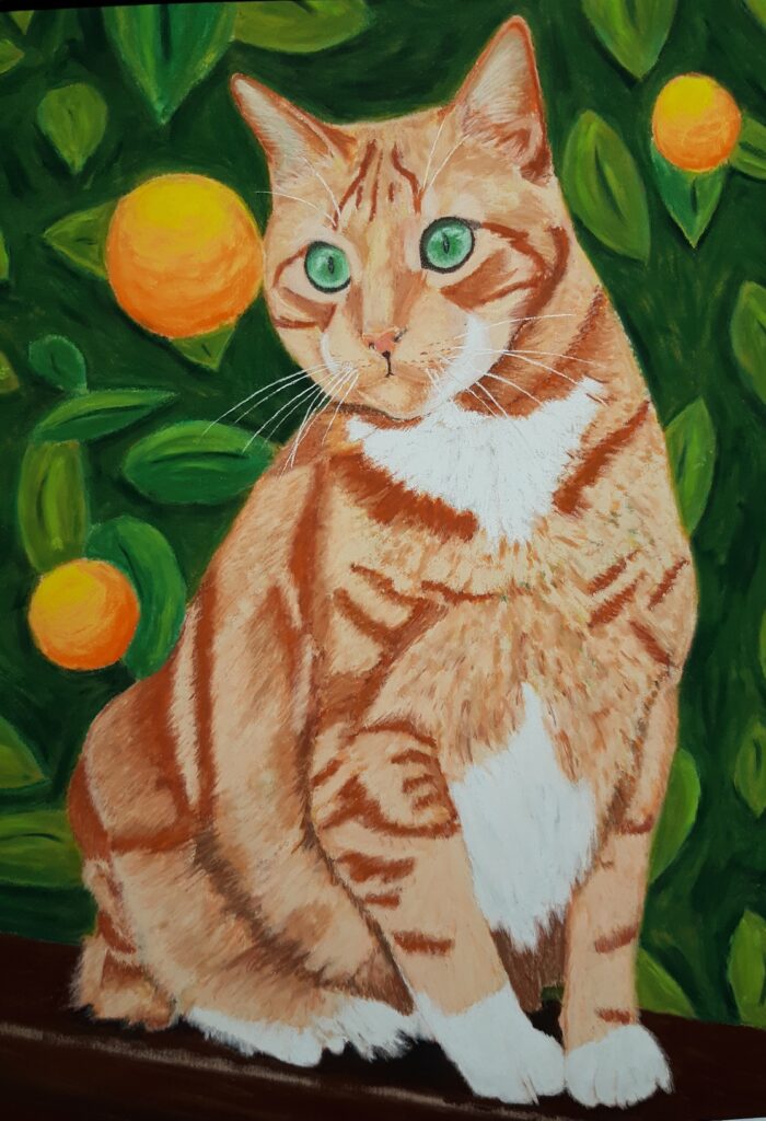 orange tabby cat